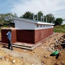 Akaikai primary school  newly constructed latrine