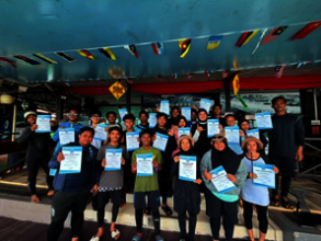 22 newly certified divers from Semporna