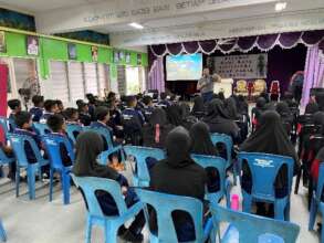 Indoor awareness program with school students