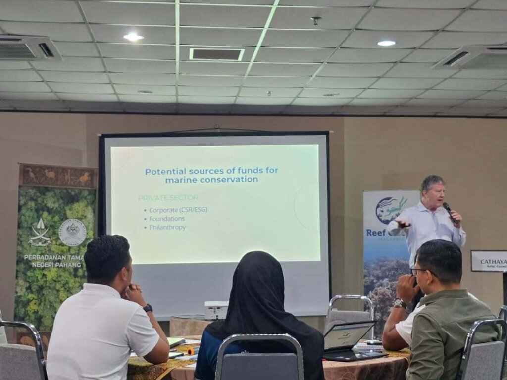 Julian Hyde, CEO of RCM presenting at the workshop