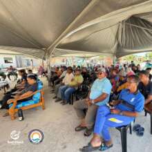 Larapan Island community at the workshop
