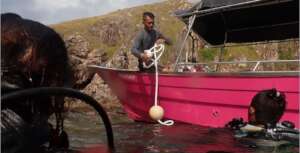 Mooring buoy installation