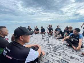 Group reflection after the practical session