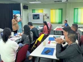 Theory session during the Reef Resilience Workshop