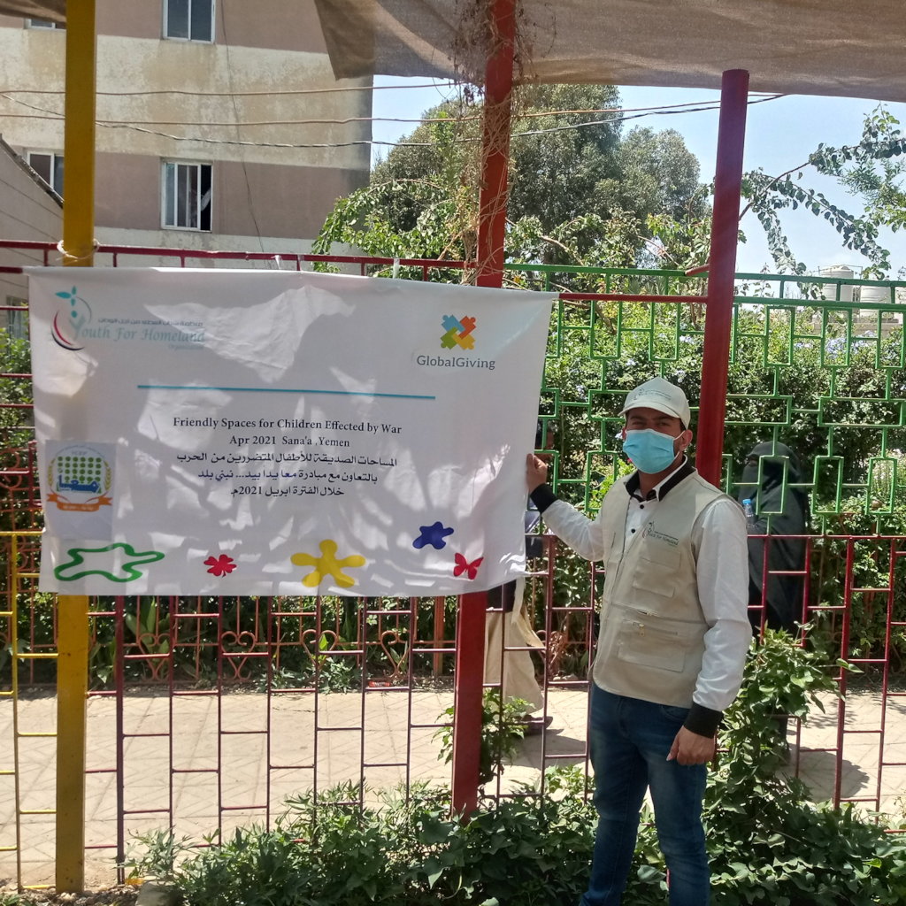 Friendly spaces for children affected by war