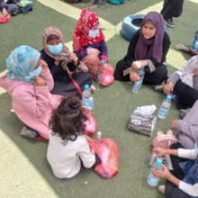 Friendly spaces for children affected by war