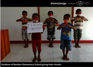 Terima Kasih from Students of Bambor Elementary