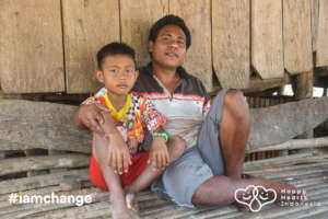 Maikel and his father