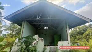 School in Sumba before rebuilding