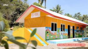 Early childhood education center after rebuilding
