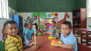 Children Learning in Safe School Buildings