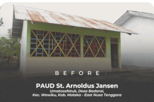 Before After PAUD St. Arnoldus Jansen School