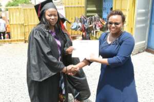 Graduate awarded certificate
