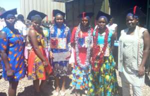 Graduating girls