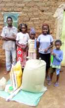 Sharon from Kitui with parents, sister & brother