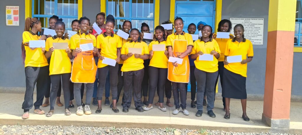 Young mothers with childcare vouchers