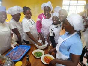 Catering & Hospitality students in Kariti