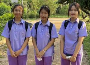 Our Phrao HS grads headed to university