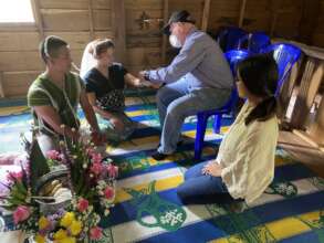 Koolaya gets married in traditonal hill tribe mode