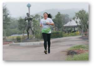 Ann at local Marathon