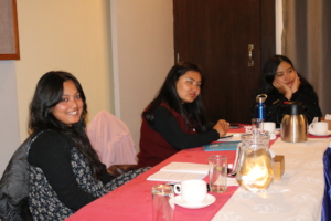 Board members  at the governance training