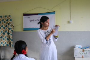 Outreach session facilitated in Lamjung for Y4Y