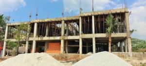 Side view of the building