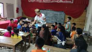 Our teachers in our previous centre teaching