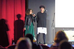 Jamal and Josette of Megaphone at Youth Mundus
