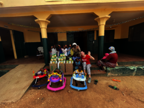 Milk delivery in Bagou