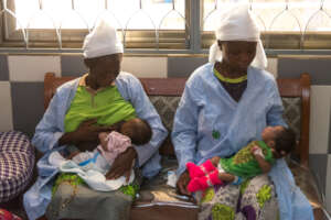 Mothers supported breastfeeding their children