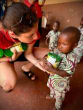 Distribution of powdered milk