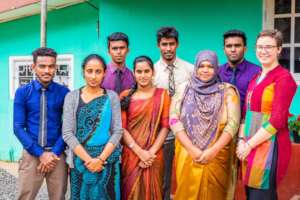 Our young, diverse staff team and volunteer