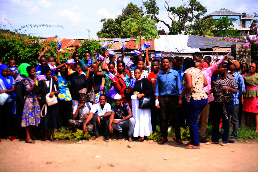 A group photo after a workshop in Mwanza