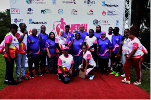 Stakeholders on a photo after the period marathon