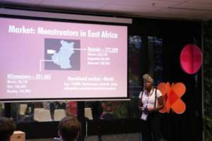 Pitching Twende at the global finals in Amsterdam