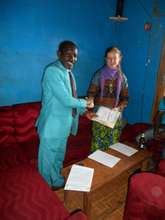 Sarah a German volunteer ended her placement