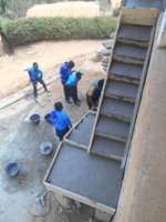 Stair case pending the protectors