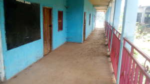 UPPER FRONT SECTION OF THE SCHOOL INTACK