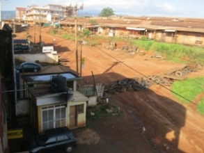 Death town of Kumbo near the market