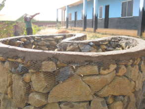 Key hold garden constructed in school