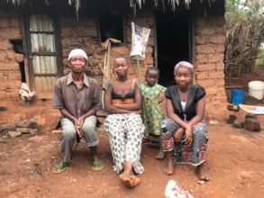 Hekima (far right) with her father & sisters -2017