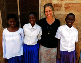 Lois in 2014 - awarded a scholarship with Girls Ed