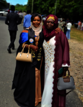 Saidati with her proud mama