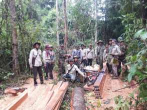 PLCN on a recent patrol of Prey Lang (PLCN photo)