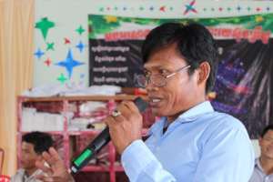 Group discussion about climate change and Cambodia