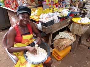 Comfort, WomensTrust client-Chantan Market, Accra