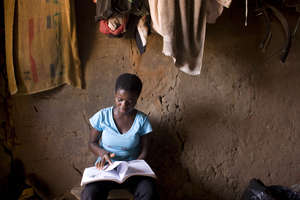 Scholarship Student Studying