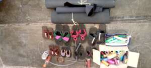 Art and craft sandals and accessories