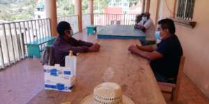 Strategy session with commissary in Yucunduta
